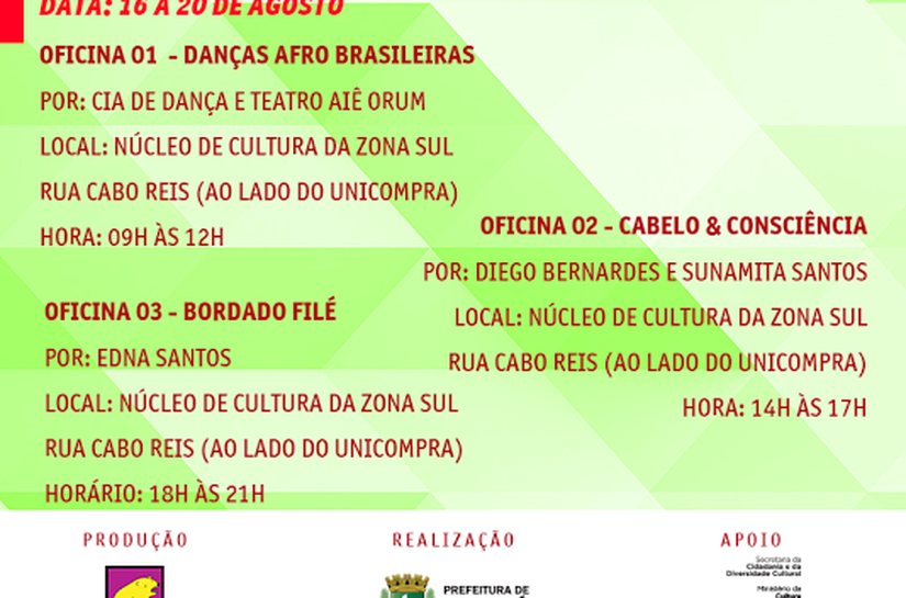 Ocupe a Praça leva shows e oficinas para o bairro do Vergel do Lago