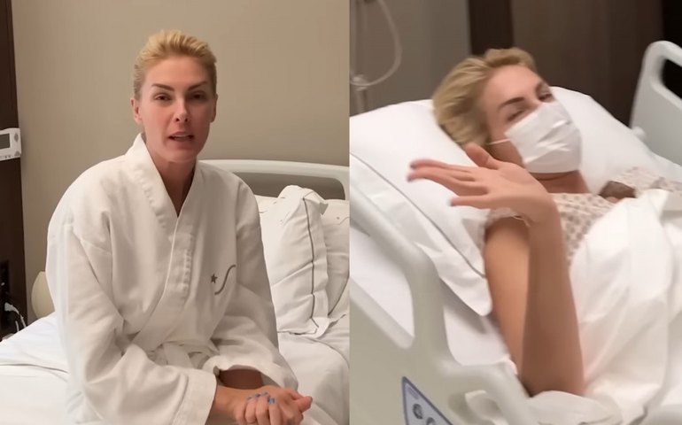 Ana Hickmann passa por cirurgia para retirada de cisto do útero