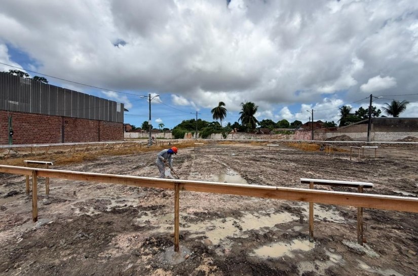 Prefeitura começa fundação de obra do novo Mercado Público do Tabuleiro