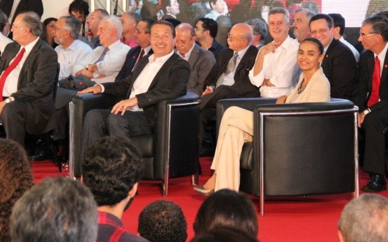 Eduardo Campos e Marina Silva anunciam candidatura à Presidência