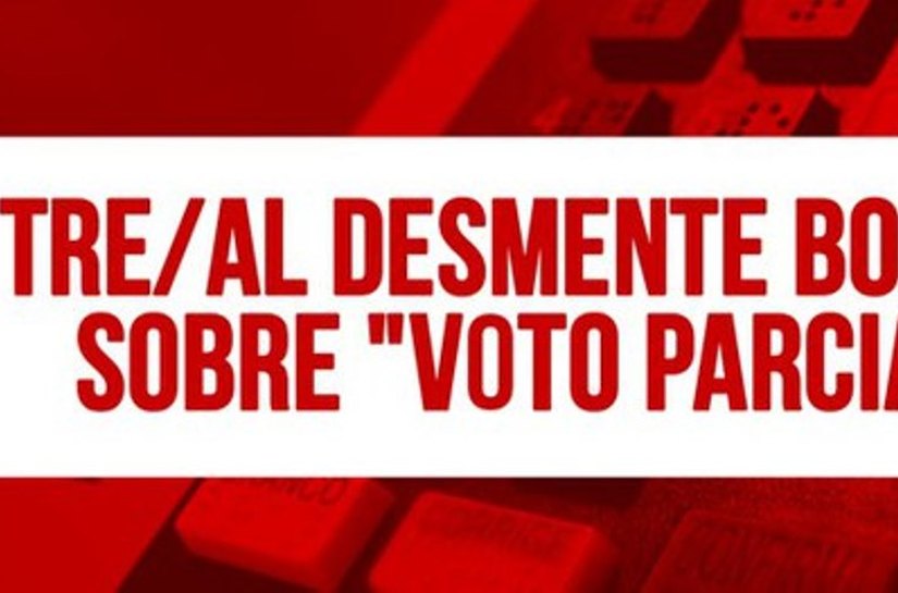 Fake news: TRE de Alagoas desmente boatos sobre “voto parcial”