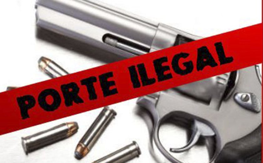 Em ocorrências distintas, três armas de fogo são retiradas de circulação no interior de Alagoas