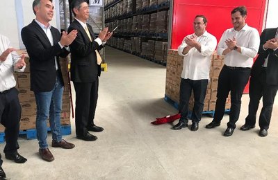 Prefeito Cacau participa da inauguração do Centro de Distribuição da Ajinomoto 