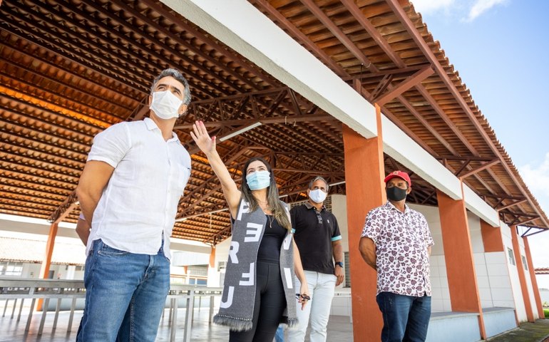 Secretário realiza visita técnica à construção de nova escola em Campo Alegre