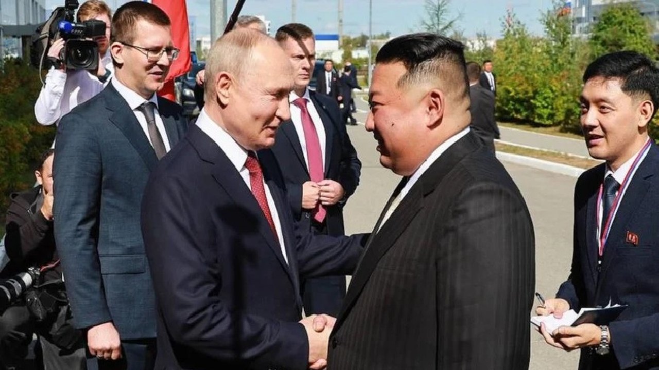 Putin e Kim se encontram no Cosmódromo de Vostochny: 'Estaremos sempre ao lado da Rússia'