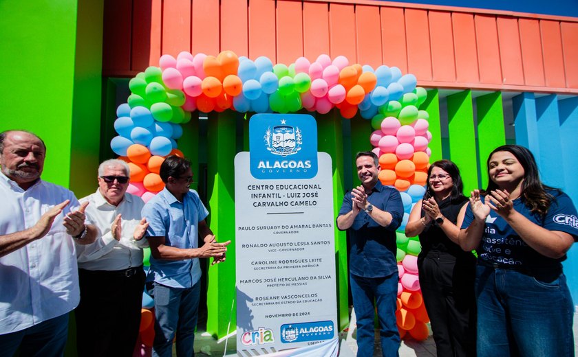 Paulo Dantas entrega a 63ª creche Cria e expande cobertura educacional infantil em Messias