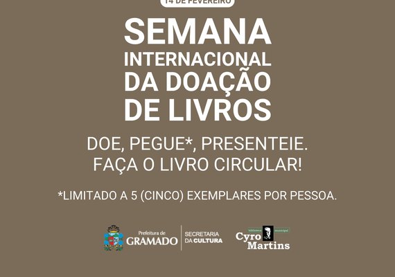 Gramado celebra a 2ª edição da Semana Internacional de Livros