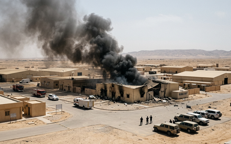 Forças iranianas divulgam vídeo de drones em ação contra EUA e Israel