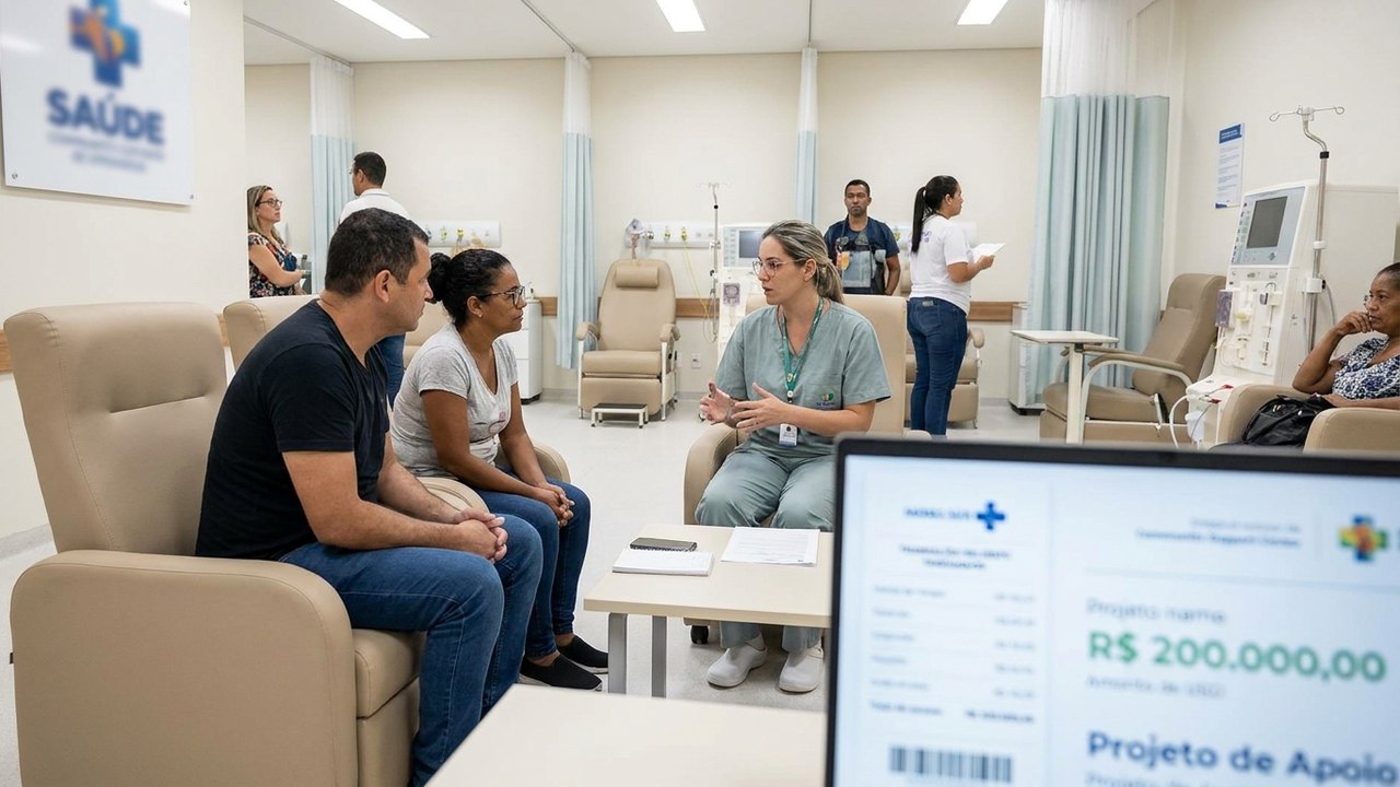 Saúde transfere R$ 200 mil para projeto de apoio a pessoas com câncer