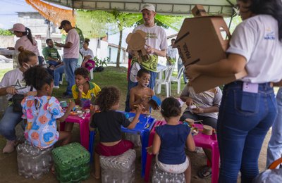 Autarquia de Limpeza Urbana leva educação ambiental e lazer aos moradores do Conjunto Cidade Sorriso II