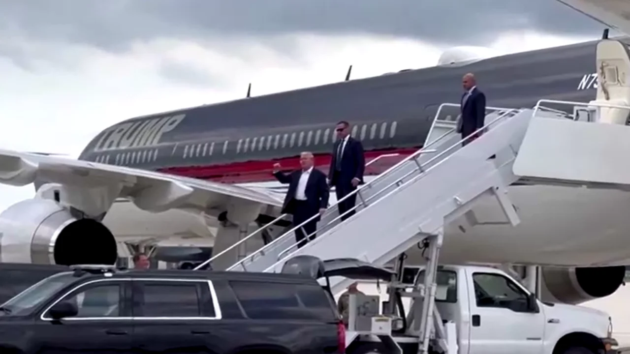 Trump chega ao Wisconsin para convenção do Partido Republicano