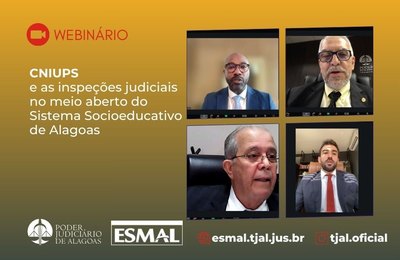 Webinário com servidores discute melhorias no Sistema Socioeducativo de Alagoas