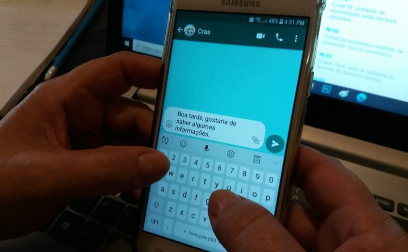 Usuários podem entrar em contatos com os Cras pelo Whatsapp