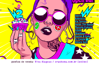 ‘Crush On U’ celebra dois anos com festa open bar em Maceió