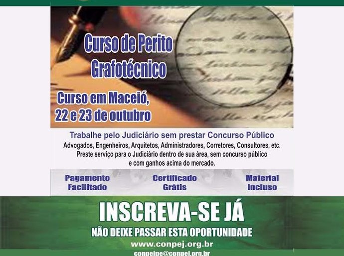 ESA firma parceria e oferta curso de perito grafotécnico para o advogado