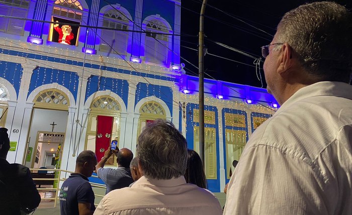 Decoração natalina em São Miguel dos Campos