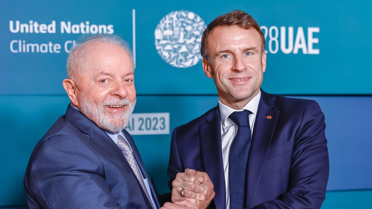 Macron busca ajuda de Lula para enfrentar disseminação de fake news nas redes da Meta
