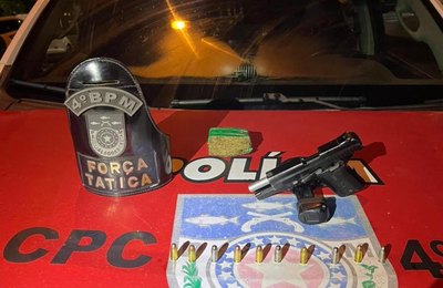 Polícia Militar apreende armas e drogas das ruas da capital e interior