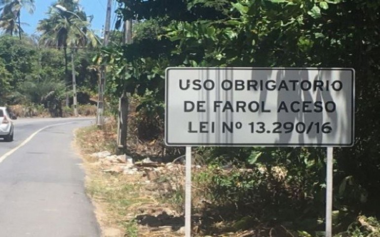 Farol desligado em rodovias estaduais de Alagoas começa a render multas