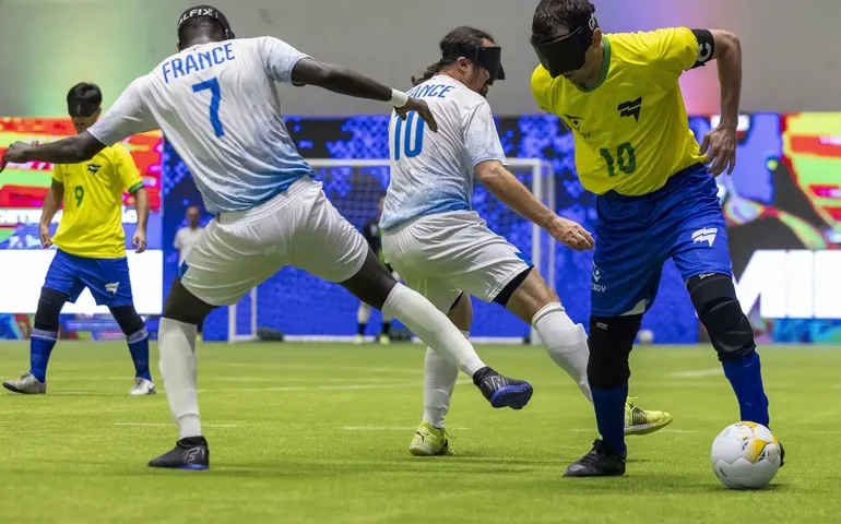 Brasil conhece adversários do torneio paralímpico de futebol de cegos