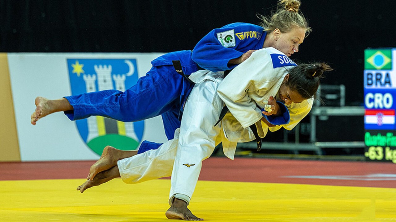 Ketleyn Quadros e Daniel Cargnin conquistam bronze no Grand Prix de judô