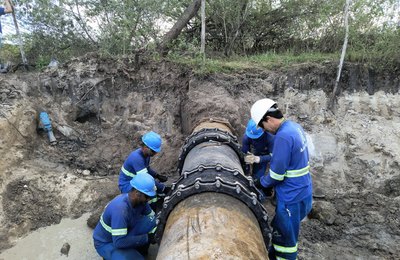 Conasa Águas do Sertão realiza quinta fase da megaoperação na Bacia Leiteira