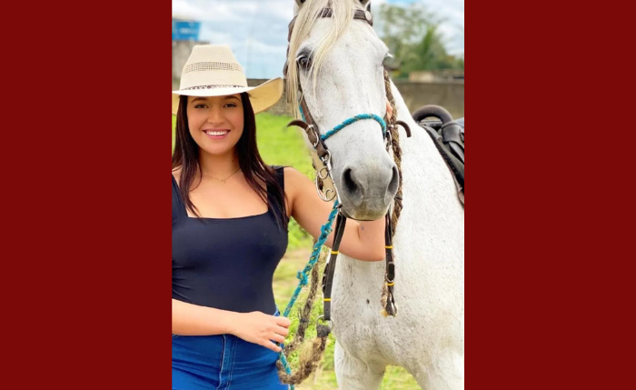 Bianca compartilhava constantemente seu amor por cavalos em suas redes sociais