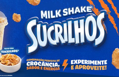 Bob’s e Sucrilhos unem cremosidade e crocância em novo Milk Shake
