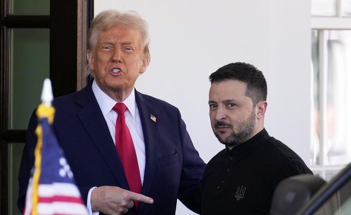 Trump exige que Zelensky concorde com cessar-fogo:  'ou faz um acordo, ou estamos fora'