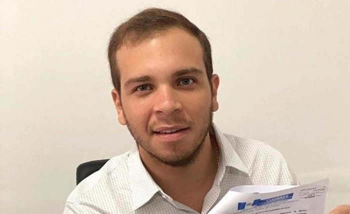 O prefeito eleito de Canapi, Vinicius Lima O prefeito eleito de Canapi, Vinicius Lima