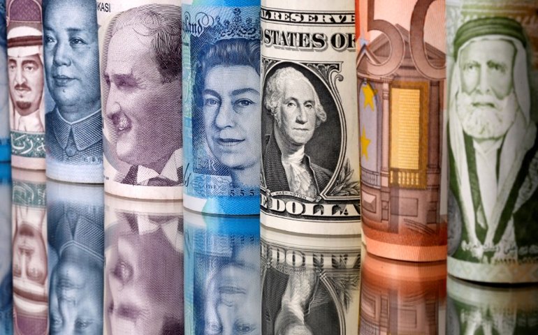 Moedas globais: índice DXY do dólar cai, em sessão volátil e com Fed no radar