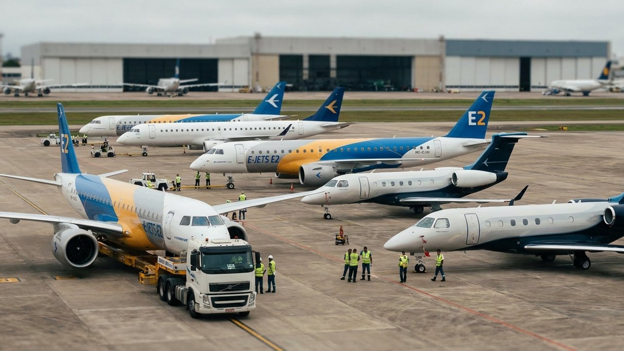 Embraer entrega 66 aeronaves no 3º trimestre, melhor desempenho para o período na sua história