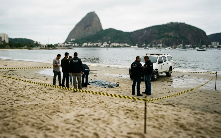 Corpo de mulher é encontrado na Praia de Botafogo, no Rio de Janeiro