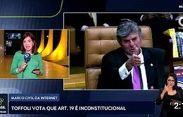 Voto de Toffoli responsabiliza redes por conteúdos ilegais de usuários