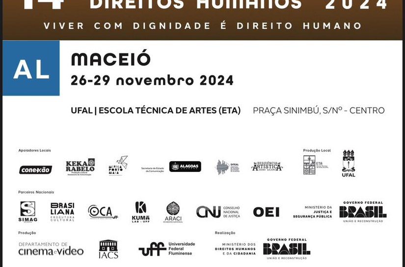 Maceió recebe a 14ª Mostra Cinema e Direitos Humanos