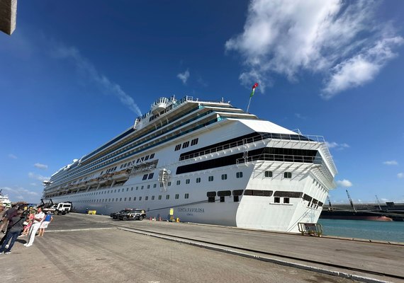 Maceió inicia temporada 2025/2026 de cruzeiros com previsão de 150 mil turistas