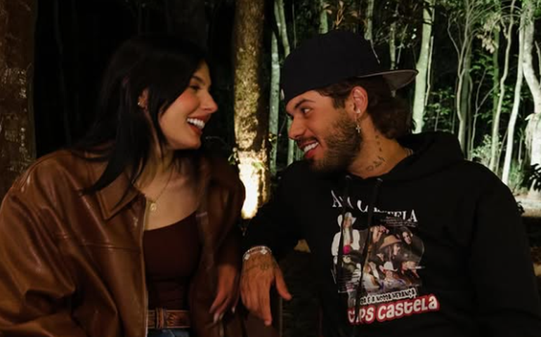 Filhas de Zé Felipe reagem ao verem pai em clipe com Ana Castela