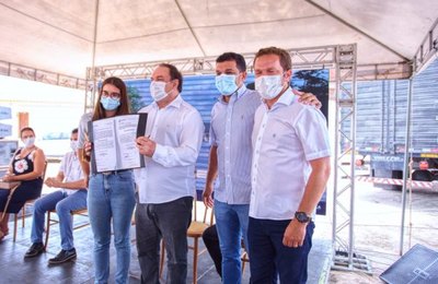  Prefeito Luciano autoriza início da 55ª obra pública em Arapiraca