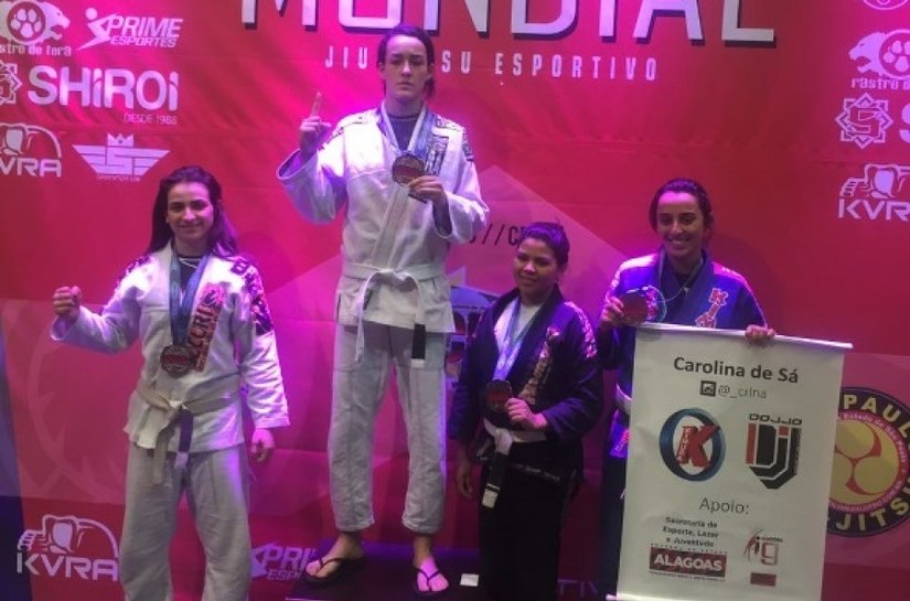 Alagoana conquista medalha de bronze no Mundial de Jiu-Jitsu