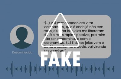É falsa afirmação sobre o ‘coronavírus’ ser causado ‘por avanço da Covid-19’