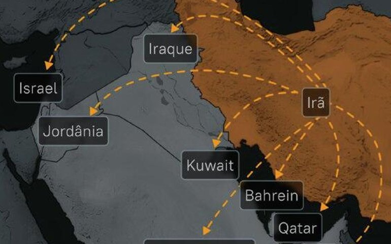 Países atingidos por ataques iranianos a bases dos EUA
