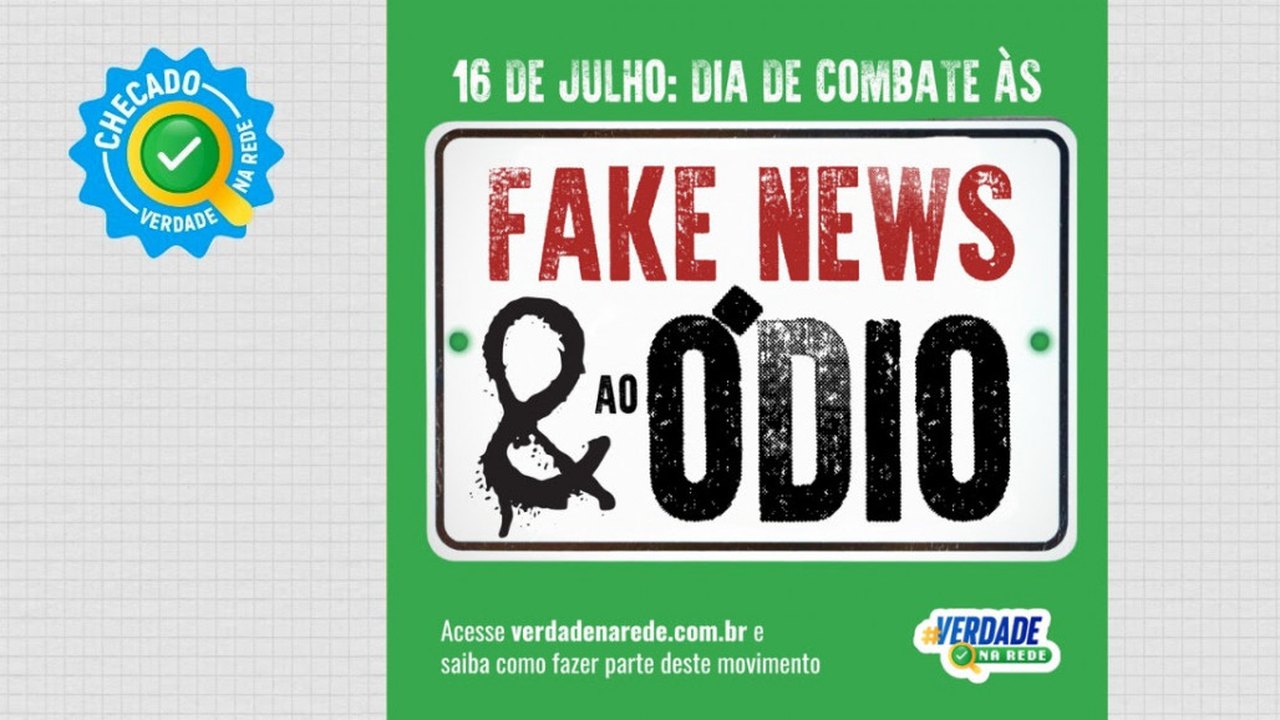 16 de julho: Verdade na Rede promove Dia de Combate ao ódio e às Fake News com atividades nas redes e nas ruas
