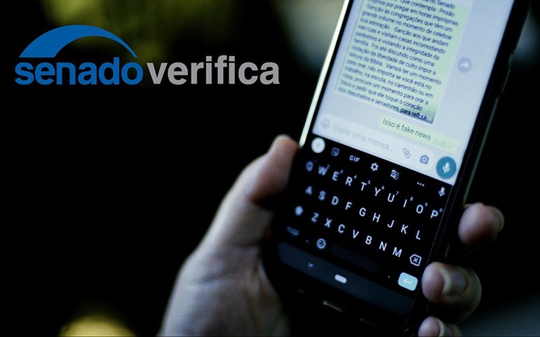 Senado Verifica está agora no WhatsApp