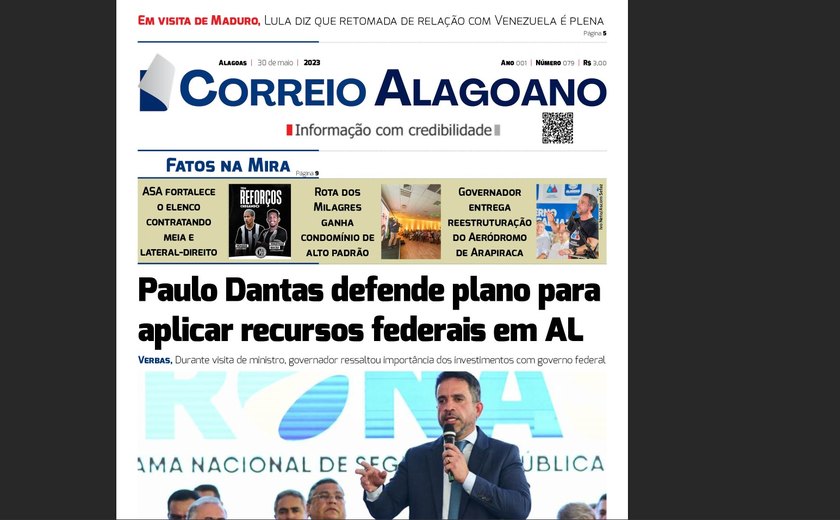 Paulo Dantas defende plano para aplicar recursos federais em AL