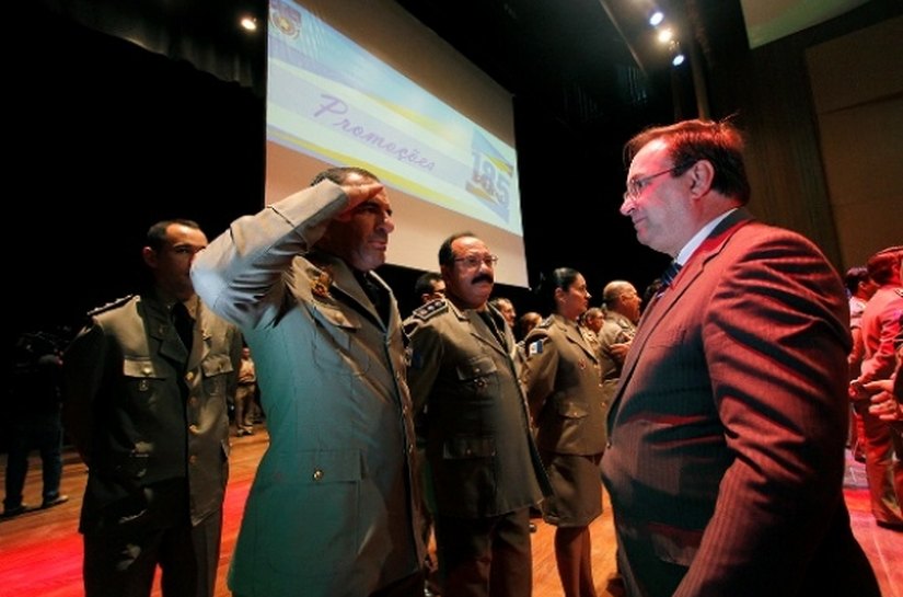 Vice-governador elenca investimentos na Segurança durante evento de promoção da PM