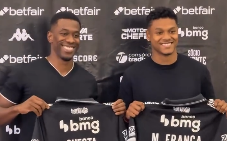 Vasco apresenta Matheus França e Carlos Cuesta para buscar recuperação no Brasileiro