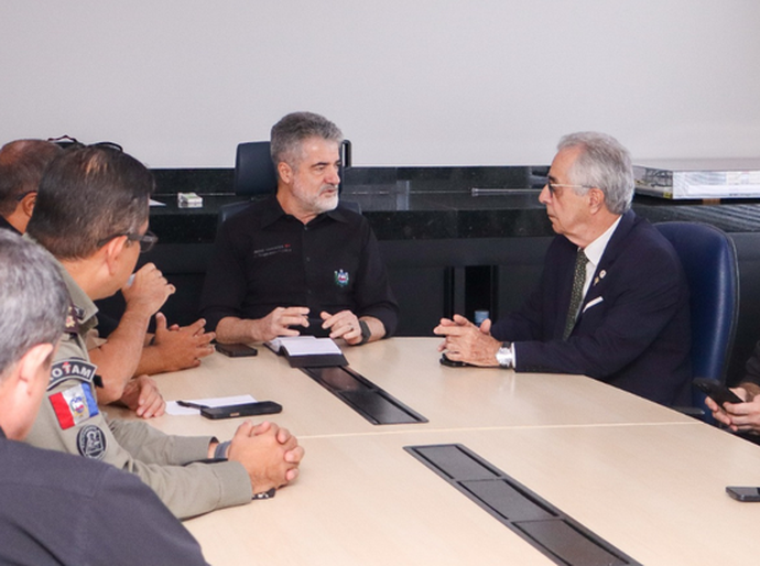 Presidente do TRE/AL realiza visita institucional à SSP com foco na segurança das Eleições 2026