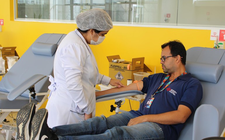 Imprensa Oficial Graciliano Ramos promove ação especial para doação de sangue em parceria com o Hemoal