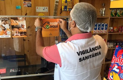 Vigilância Sanitária entregou 325 selos ‘Pode Comprar Aqui’ para estabelecimentos
