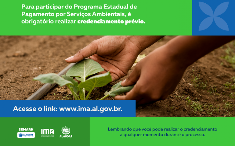 PSA: IMA abre credenciamento para potenciais prestadores de serviços ambientais